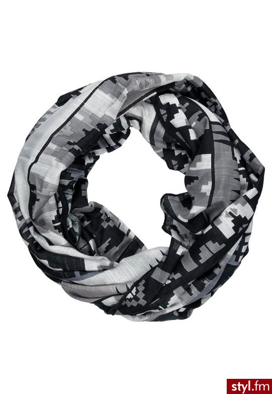 zign Szalik komin szary 220 AzTEC SCARF - Apaszki Dodatki Moda