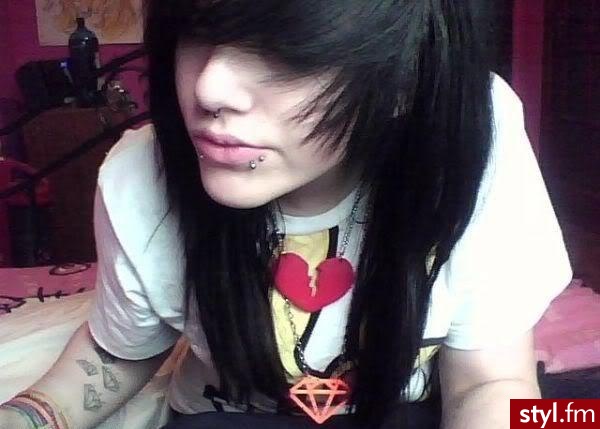 EMO Alternatywne Średnie Fryzury