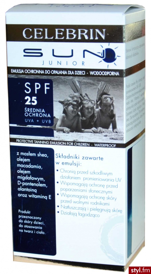 S-Lab Celebrin Sun Junior Emulsja Do Opalania Ochronna Dla Dzieci Spf25 Opalanie 150Ml - Emu Buty Moda