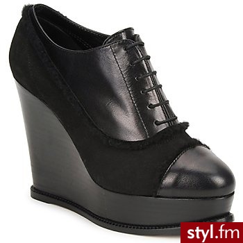 Moschino Cheap CHIC Low boots CA1014 Black - Koturny Buty Moda
