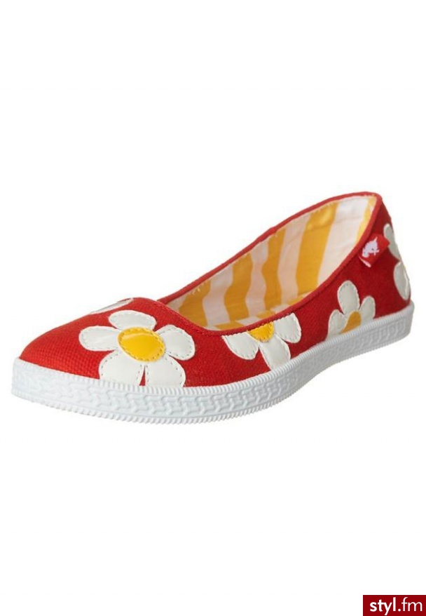 Rocket Dog PIERRE SET SAIL Baleriny czerwony - Balerinki Buty Moda
