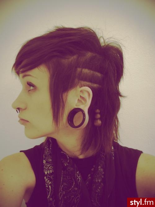 Punk Rock Alternatywne Średnie Fryzury