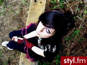 EMO Alternatywne Średnie Fryzury