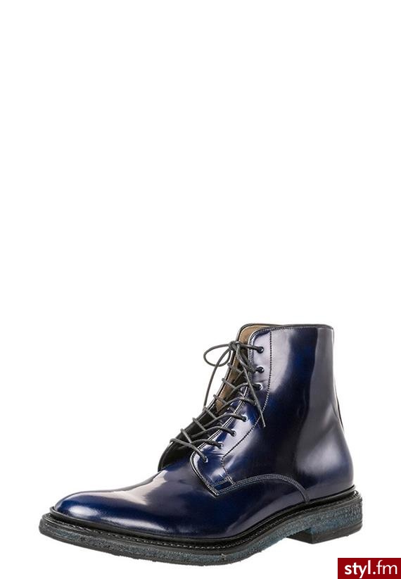 Premiata Oksfordki niebieski (E2124) - Pozostałe Buty Moda