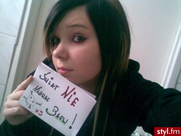 EMO Alternatywne Średnie Fryzury