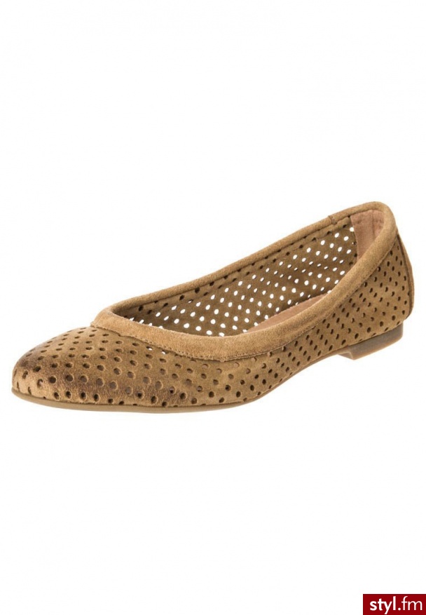 IKKS ELORA Baleriny brązowy - Balerinki Buty Moda