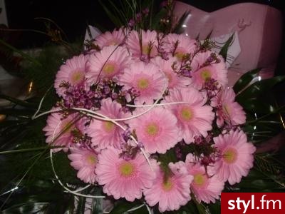 bukiet 18 gerberów na moje 18urodziny - Bukiety ślubne Ślub Moda