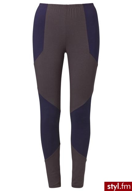 Even&Odd Legginsy szary Odcienie szarości i srebra - Leginsy Spodnie Moda