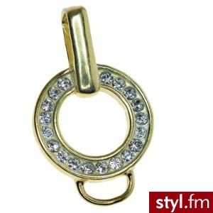 H-S-CHARM 80 srebro 925 pozłacane - Wisiorki Biżuteria Moda