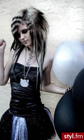 EMO Alternatywne Średnie Fryzury