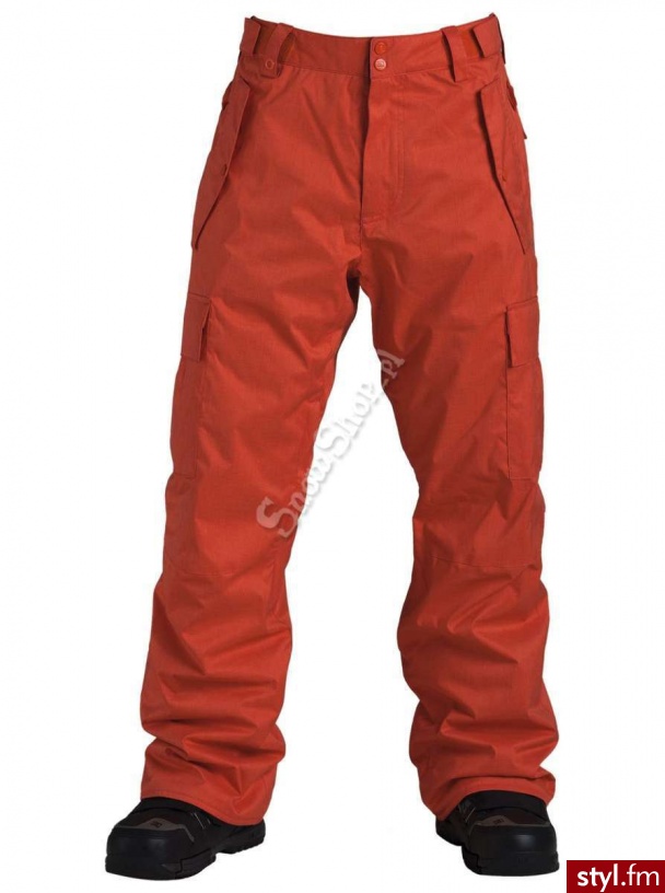 Quiksilver Spodnie Porter Ins 48/S Pomarańczowy - Męskie 12/13 - Pozostałe Spodnie Moda