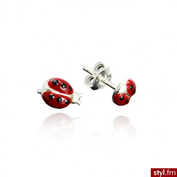 Dandelio Biedronki NCL-KOL-0003 - Kolczyki Biżuteria Moda
