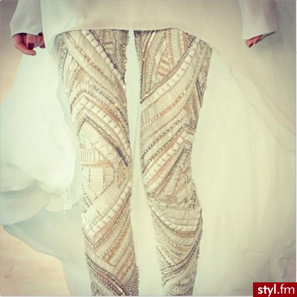 Leginsy Spodnie Moda