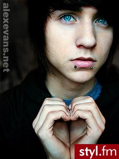 EMO Alternatywne Średnie Fryzury