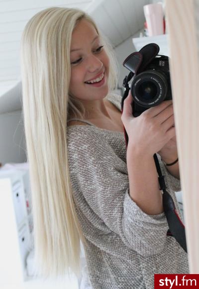 Blond Rozpuszczone Proste Na co dzień Długie Fryzury