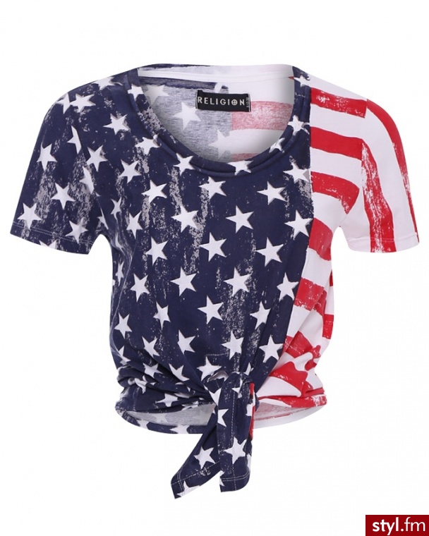 Religion T-shirt Flag - T-shirt Ciuchy Moda