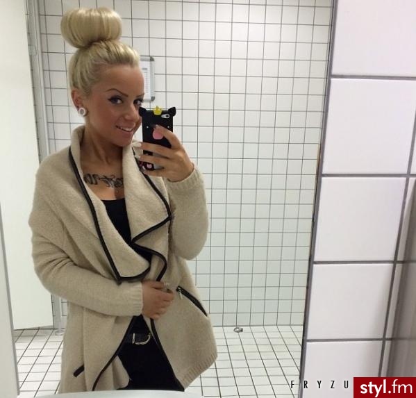 Blond Kok Proste Na co dzień Długie Fryzury