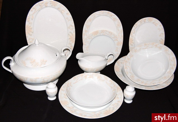 Porcelana chodzież serwis obiadowy 12 os astra 7141 - Pozostałe Biżuteria Moda