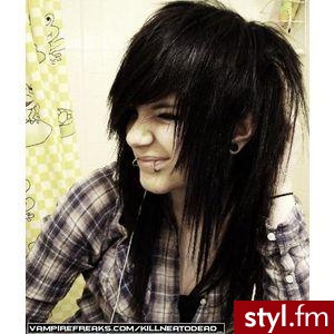 jest w galerii  .? daj link ;] - EMO Alternatywne Średnie Fryzury