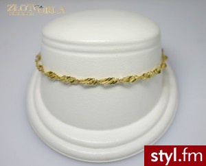 Bransoletka złota 02/52 - Bransoletki Biżuteria Moda