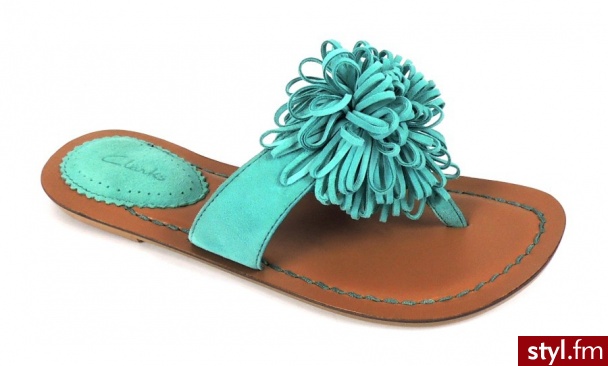 Clarks Japonki 3810128D - Klapki Buty Moda