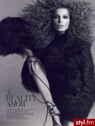 Daria Werbowy. fajna sesja - Daria Werbowy - Pozostałe Ciuchy Moda