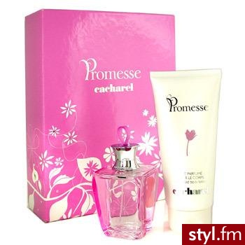 Zestaw Cacharel - Promesse. Bardzo lubię te perfumy i ich mandarynkową nutę! - Misz-masz