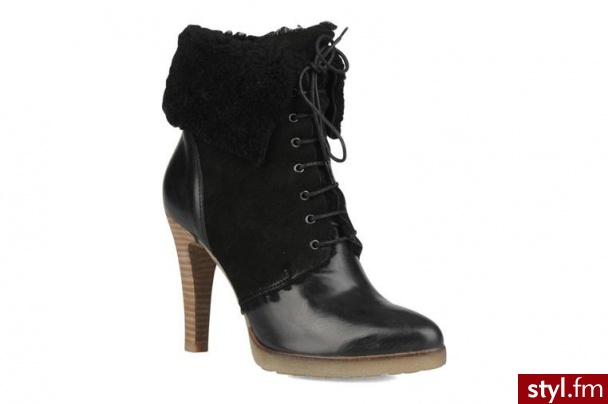 Georgia Rose PÓŁBUTY I BOTKI MISSIZ BY (CZARNY) (Czarny) - Botki Buty Moda