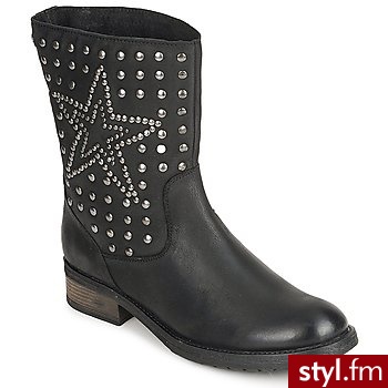 Gioseppo BUTY RIGA Black - Kozaki Buty Moda
