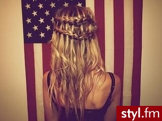 Warkocz - Blond Warkocze Proste Na co dzień Średnie Fryzury