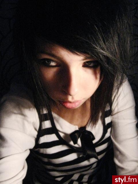 EMO Alternatywne Średnie Fryzury
