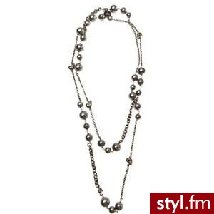 Alexander McQueen Long bead and chain necklace - Polyvore. Pobrano ze strony: http://www.polyvore.com/alexander_mcqueen_long_bead_chain/thing?id=22144624 - Pozostałe Dodatki Moda