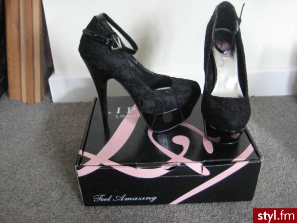 Obcas ok. 15 cm, platforma prawie 4 cm. - Pozostałe Buty Moda