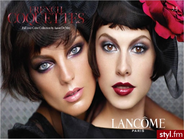 JESIEŃ 2010 - LANCOME FRENCH COQUETTES. JESIEŃ 2010 - LANCOME FRENCH COQUETTES - Makijaże