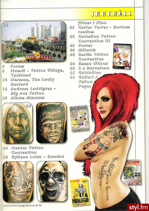 piekny tatuaze emmy. Emma Wilson :** moja nowa slicznotka :D niestety artykuly z tej gazety nie sa po polsku ;/ - Tatuaże
