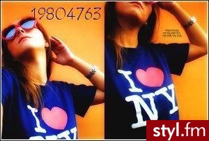 Bluzeczka I<3NY :D 
allegro ;] - Pozostałe Ciuchy Moda