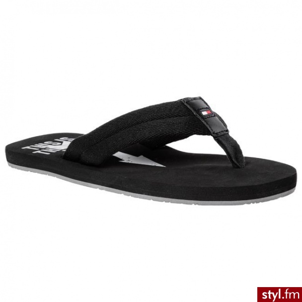 TOMMY HILFIGER Japonki Bay 3 FM56815227 990 Czarny - Klapki Buty Moda