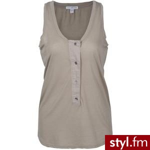 Henley Boxy Tank - James Perse - Polyvore. Pobrano ze strony: http://www.polyvore.com/cgi/thing?id=27890522 - Pozostałe Ciuchy Moda