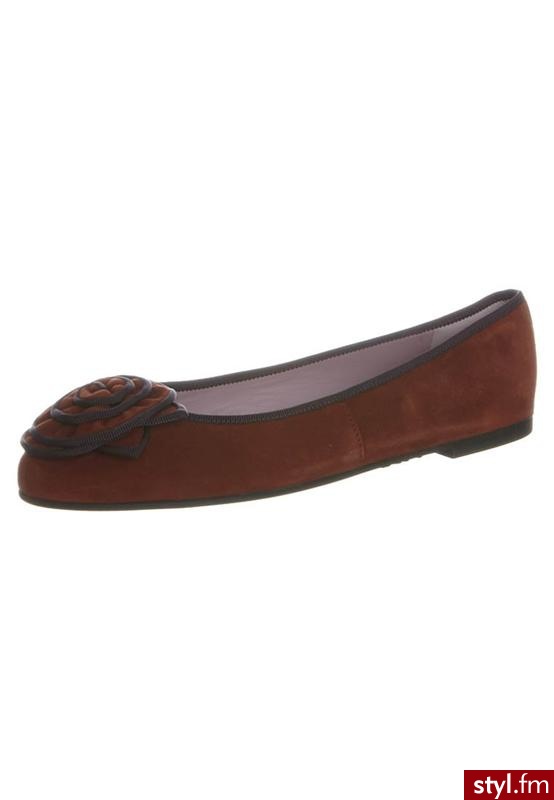 Pretty Ballerinas ANGELIS Baleriny brązowy - Balerinki Buty Moda