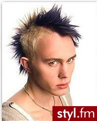 fryzury w stylu emo. Fryzury dla odważnych. fryzury w stylu emo - Internetowy Katalog Fryzur IKF.com.pl, propozycje fryzur na każdą okazję np. fryzury strzyżenie - Punk Rock Alternatywne Średnie Fryzury