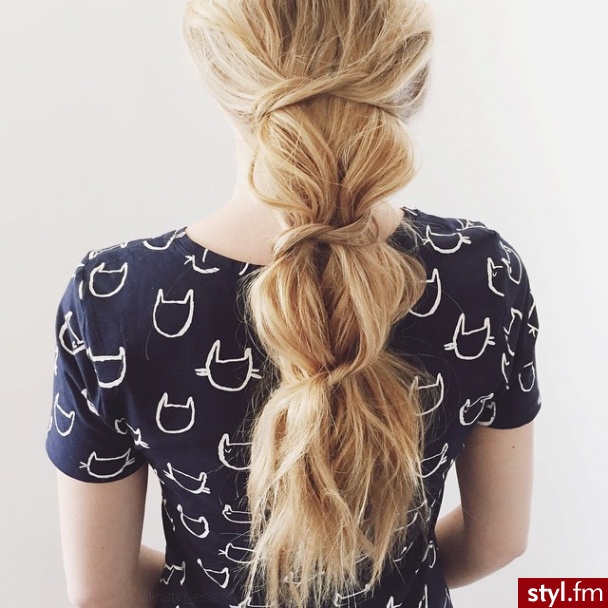 Blond Upięcie Proste Na co dzień Długie Fryzury