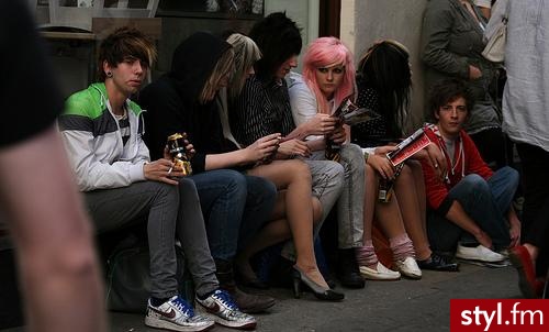 EMO Alternatywne Średnie Fryzury