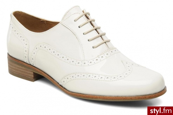 Clarks Buty sznurowane Hamble oak (Biały) - Pozostałe Buty Moda