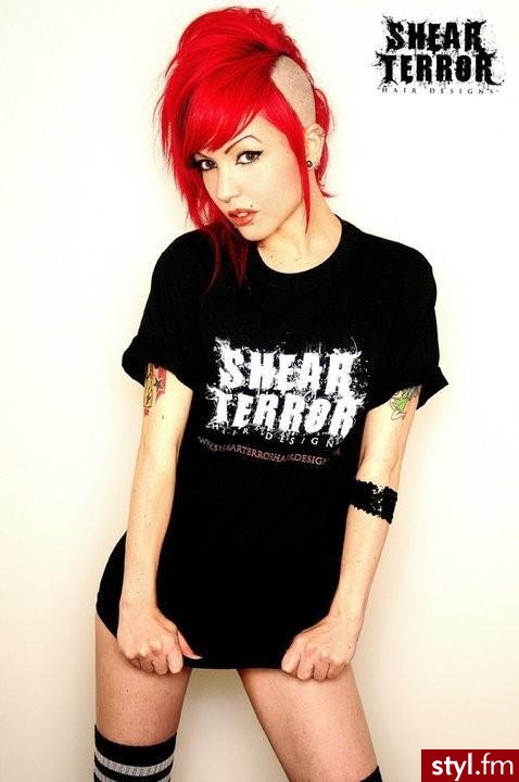 Punk Rock Alternatywne Średnie Fryzury