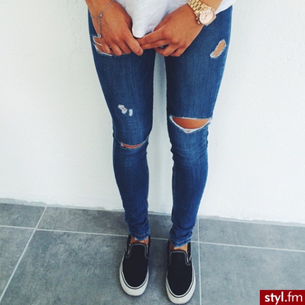 Jeansy Spodnie Moda