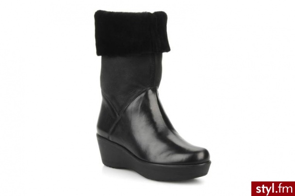 Unisa PÓŁBUTY I BOTKI FLINT BY UNISA (Czarny) - Botki Buty Moda