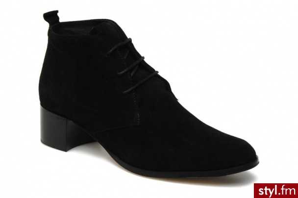 Elizabeth Stuart PÓŁBUTY I BOTKI IBIS BY ELIZABETH STUART (Czarny) - Botki Buty Moda