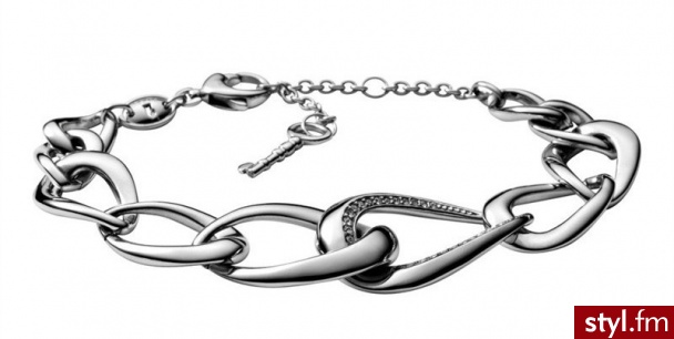 Bransoletka Fossil  JF00161040 - Bransoletki Biżuteria Moda