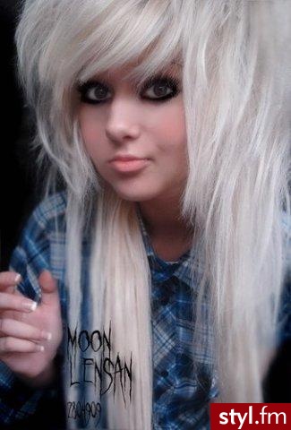 EMO Alternatywne Średnie Fryzury