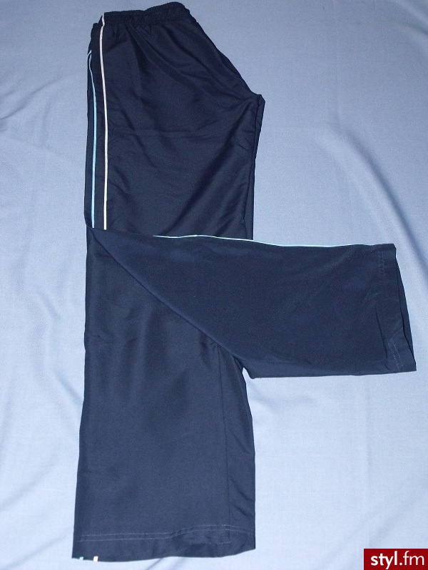 Spodnie dresowe REEBOK granatowe tu M - Sportowe Buty Moda